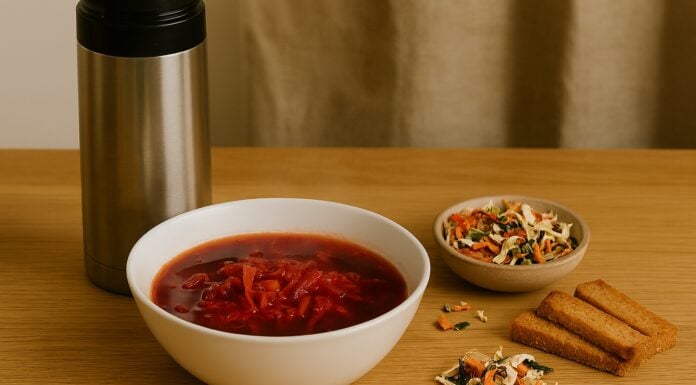 Як приготувати борщ без світла за 10 хвилин