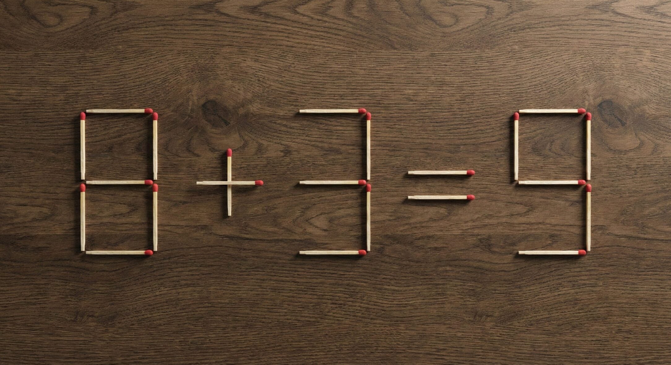 Треба перемістити 1 паличку, щоб рівність стала правильною: ця головоломка змусить мозок прокинутись 