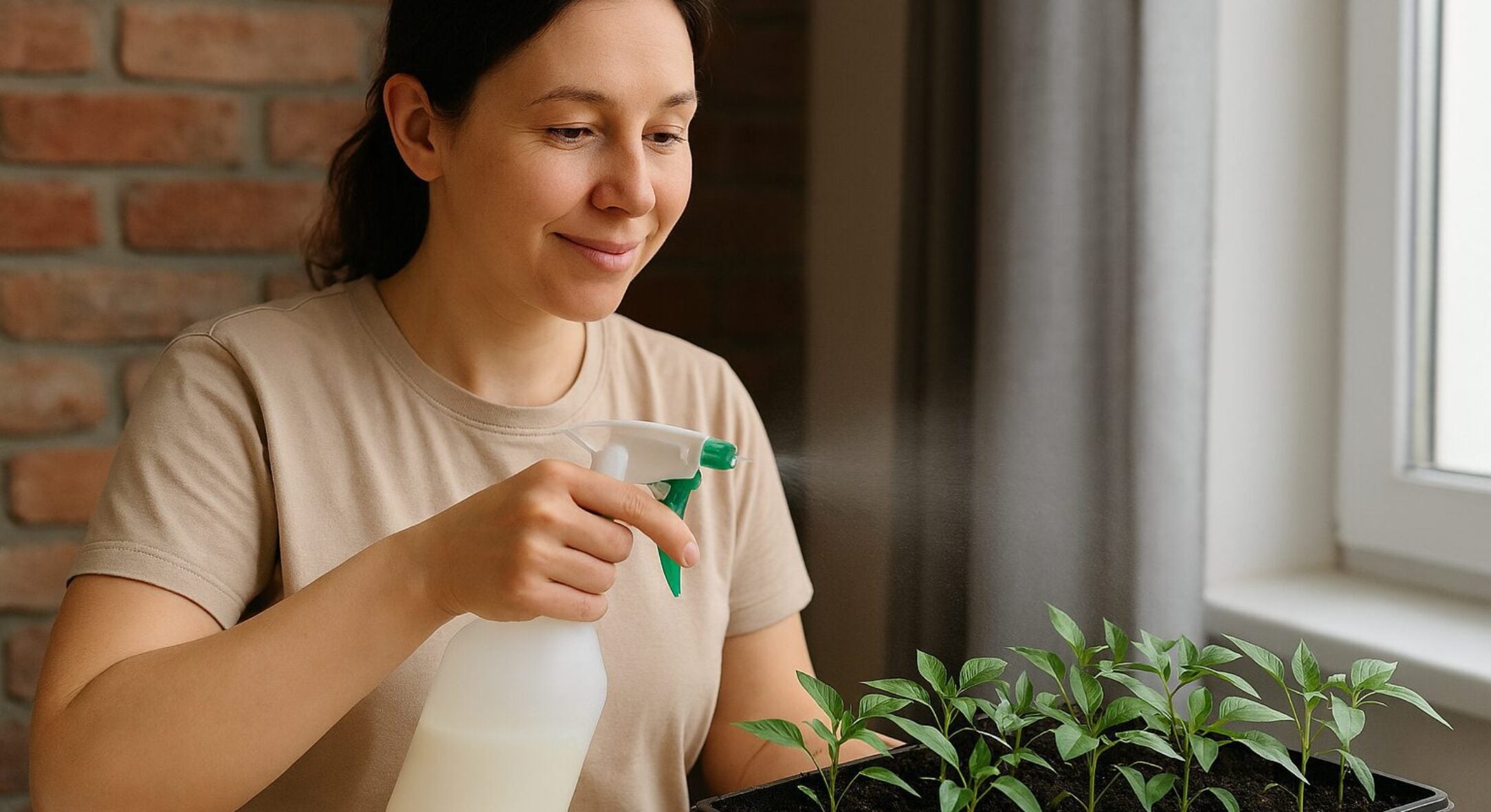 Зробила для розсади молочний душ: тепер забула про фітофтороз та борошнисту росу 