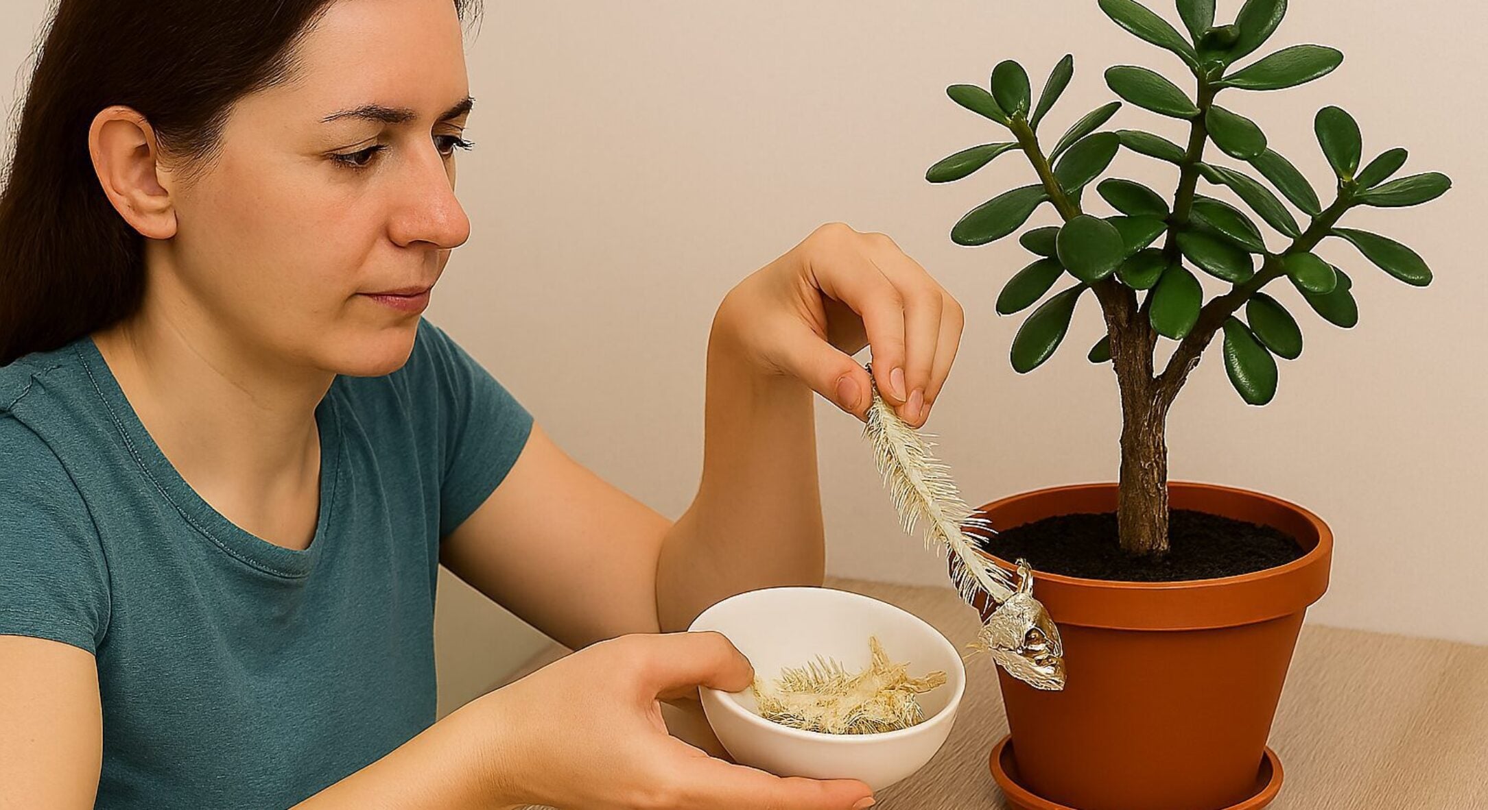 Додала 3 кісточки у вазон із доларовим деревом: кімнатна рослина віддячила пишним цвітінням 