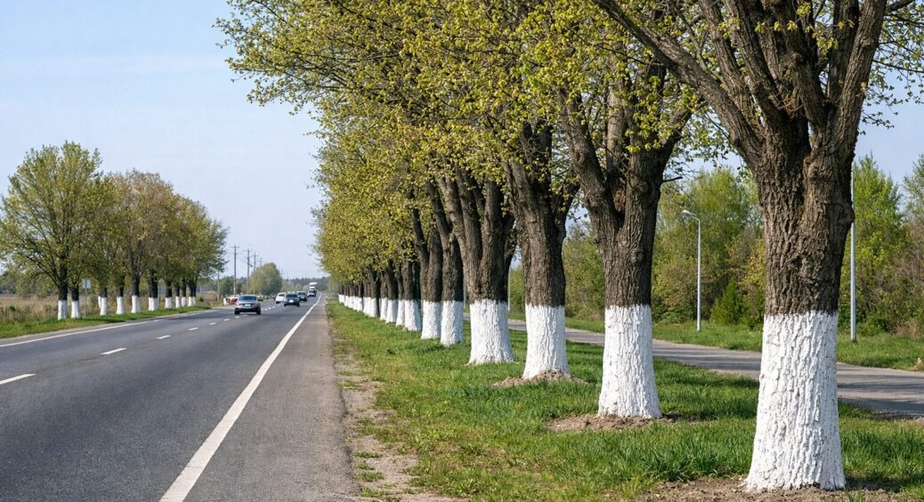 Білити стовбури дерев на початку весни непотрібно: марно витрачені сили та кошти 