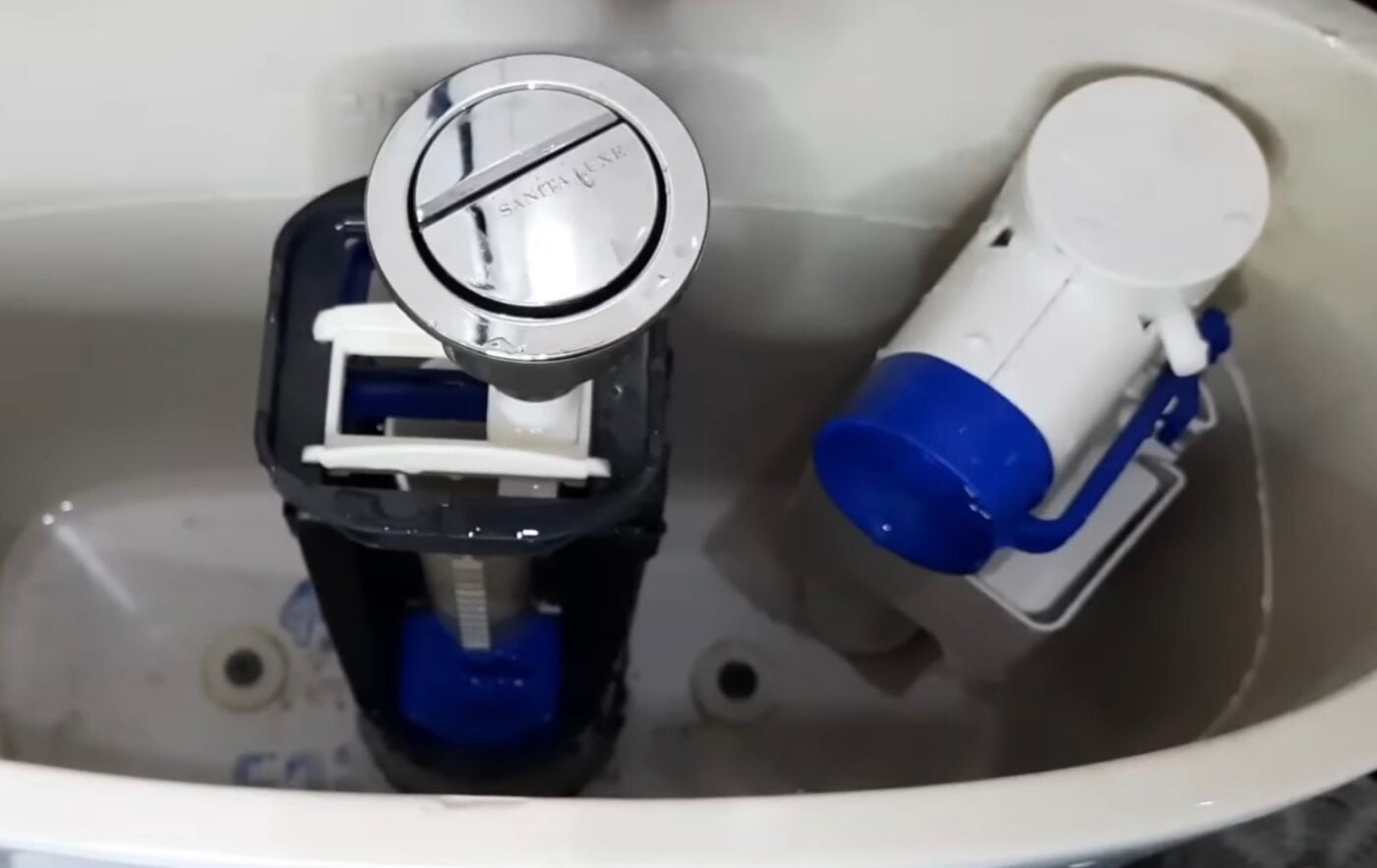 Як очистити бачок унітазу від вапняного нальоту